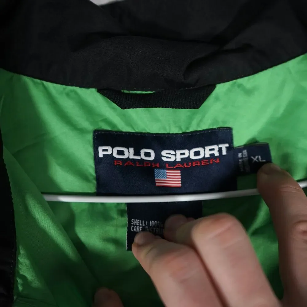 Polo Sport Ralph Lauren Jacket Green Full Zip Vintage XL